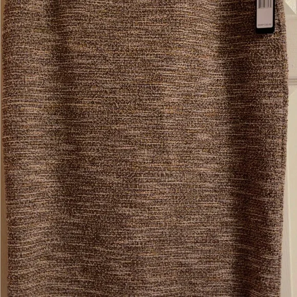 SOHO Brown and Tan Knit Skirt - Picture 3 of 5